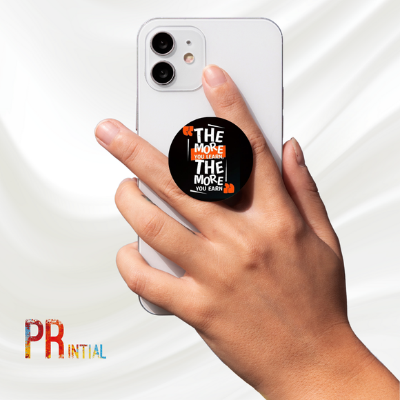 The More You Learn Popsocket