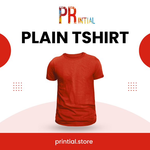 Red Plain Tshirt