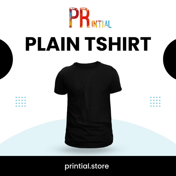 Black Plain Tshirt