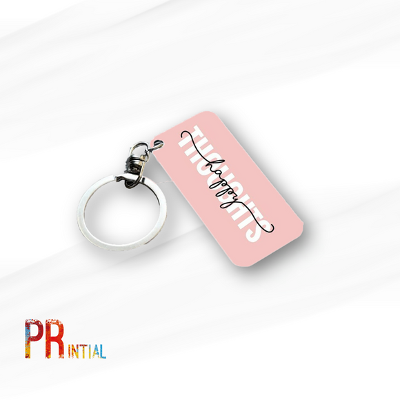 Happy Thoughts Keychain