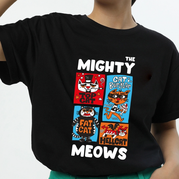 The Mighty Meows Tshirt