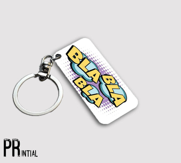 Bla Bla Keychain - Printial Store