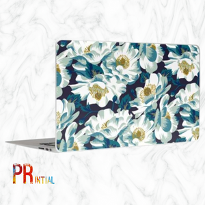 blue Flower Laptop Skin