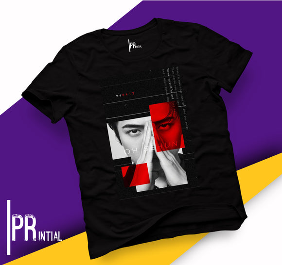 Oh sehun  Popart T-shirt - Printial Store