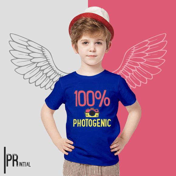 100% photogenic - Kids Tshirt