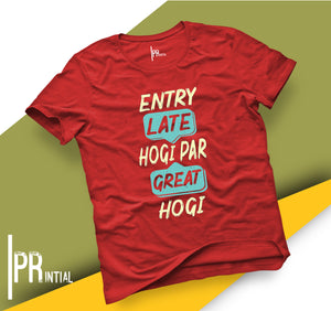 Entry Great Hogi - Graphic Printed Tshirt - Printial Store