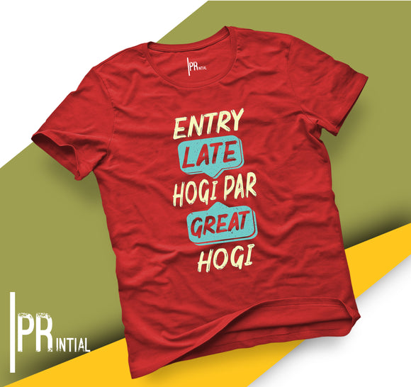 Entry Great Hogi - Graphic Printed Tshirt