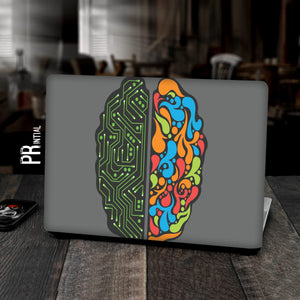 Brain Lateralization Laptop skin - Printial Store