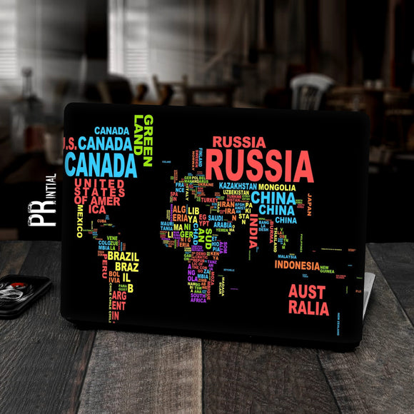 Map - Laptop skins - Printial Store