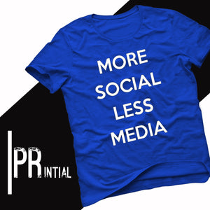 More social - Graphic Printed Tshirt - Printial Store