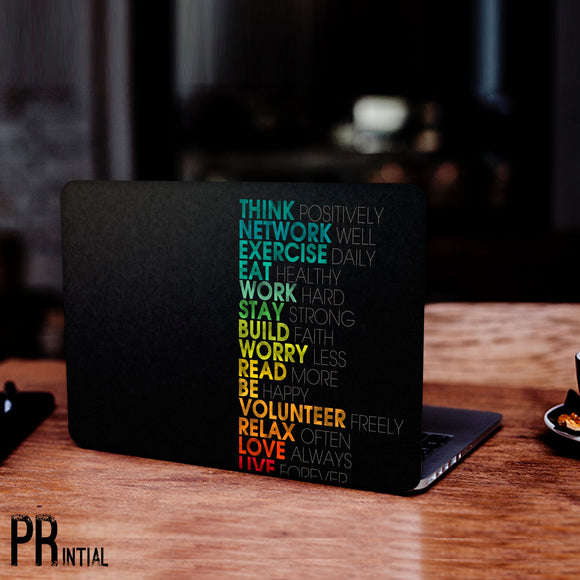 Life Goals Laptop skin