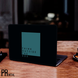 Think Outside The Box Laptop skin - Printial Store