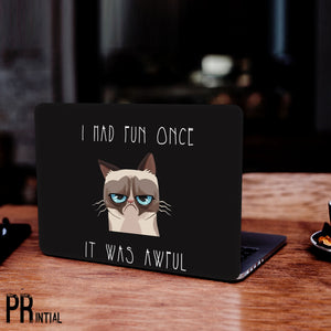 Angry Cat Laptop skin - Printial Store