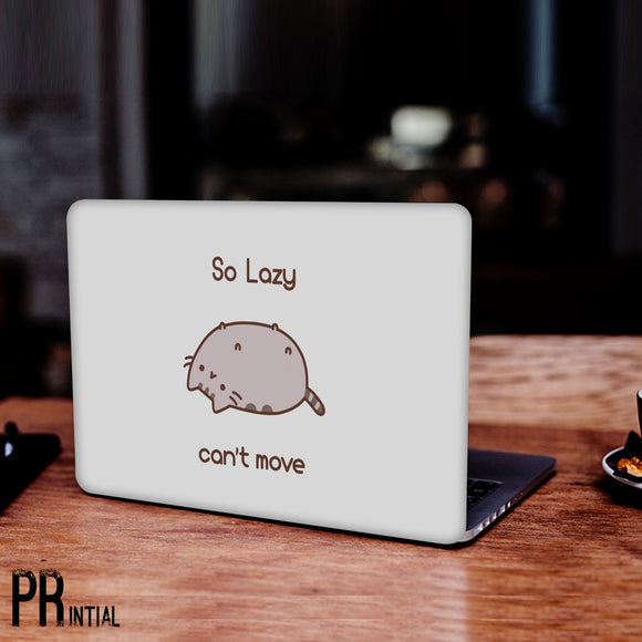 So Lazy Can't Move Laptop skin - Printial Store