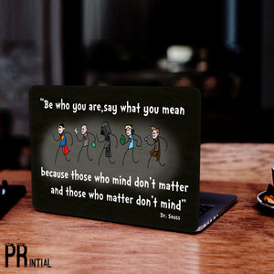 Be Who You Are Laptop skin - Printial Store