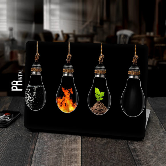 Light Bulbs Laptop skin