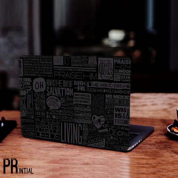 Newspaper Theme - Laptop skin - Printial Store