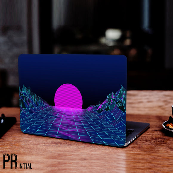 Animated Sunset Laptop skin - Printial Store