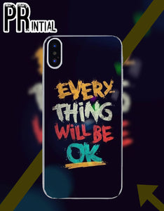 EVERY THING WELL BE OK- MOBILE COVERS - Printial Store