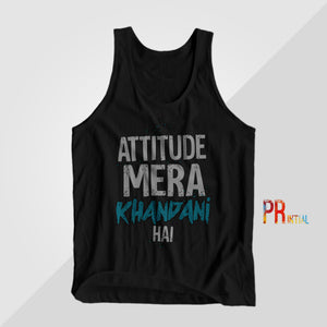 Copy of Attitude Mera Tanktops - Printial Store