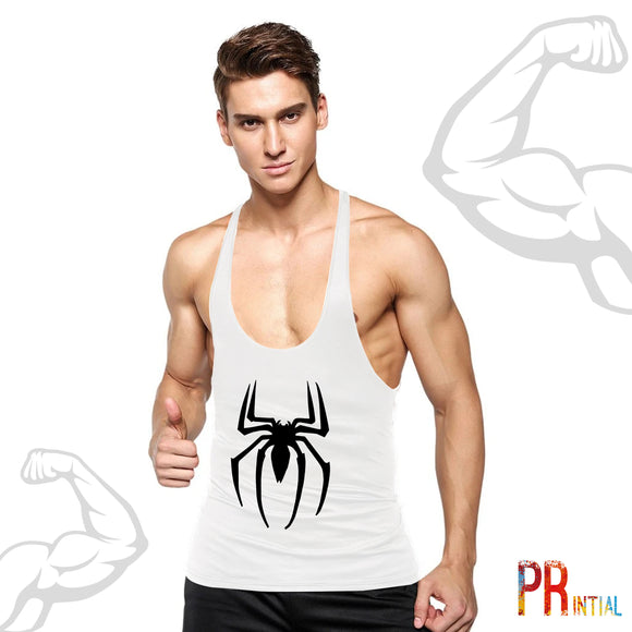 Black Spiderman Tanktops