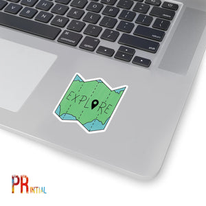 Explore Cutout Sticker - Printial Store