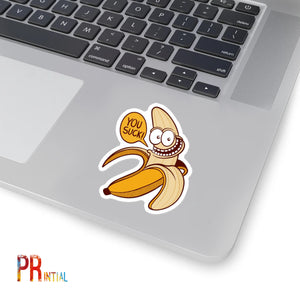 Funky Banana Cutout Sticker - Printial Store