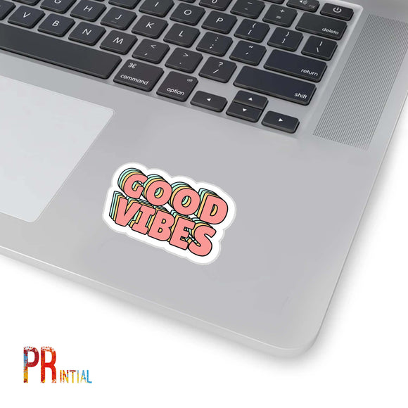 Good Vibes Cutout Sticker - Printial Store