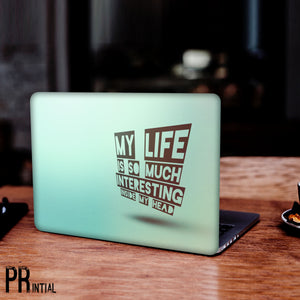 My Life Laptop Skin - Printial Store