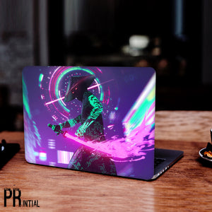 Neon Worrier Laptop Skin - Printial Store