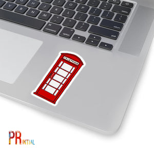 Old School Telephone Cutout Sticker - Printial Store