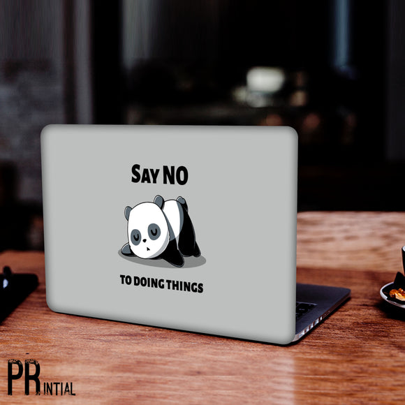 Say No Laptop Skin - Printial Store