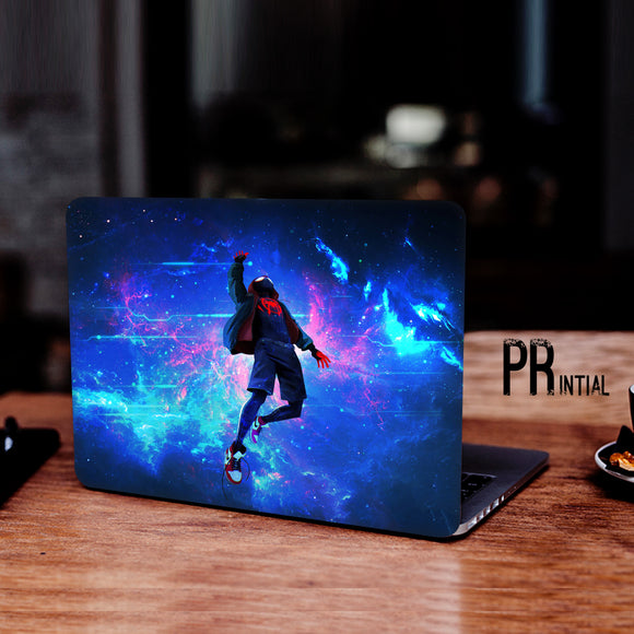 Spiderman in Galaxy Laptop Skin - Printial Store